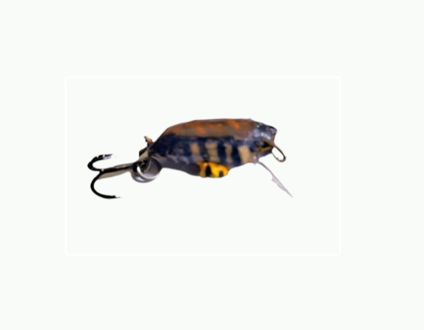 Wobler kleniowy CHRABĄSZCZ insect bomb (rękodzieło)